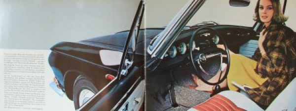 Volkswagen Karmann-Ghia Modelprogram 1964 Carbrochure (7544)